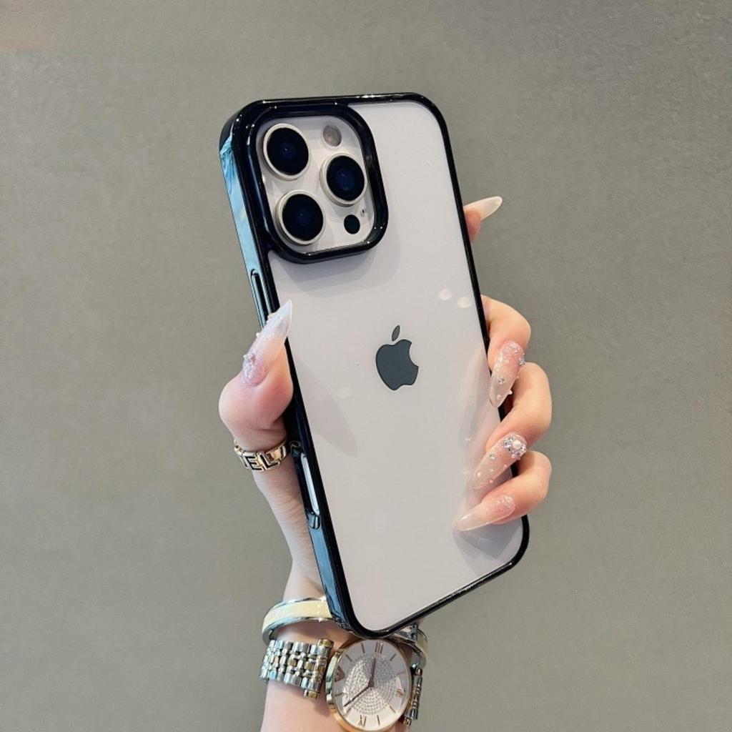 Конфетный противоударный силиконовый бампер для телефона для iPhone 16 Plus 15 14 Promax 11 12 13 Pro Max Прозрачная защитная крышка