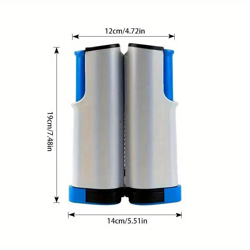1 шт. Выдвижная сетка для пинг-понга Улучшенные стойки для сетки для настольного тенниса Стоит вертикально для любого стола Вертикальная Легкая для домашнего использования Досуг Игры в пинг-понг Казуальные матчи