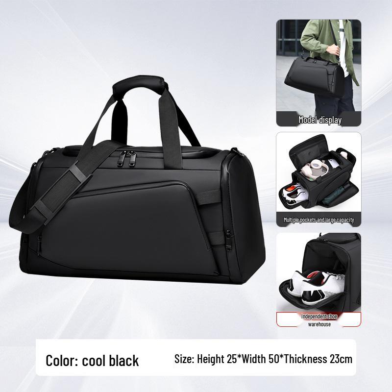 Unisex Crossbody & Gym Bag - Large Capacity, High-end, Lightweight, Casual Fashion Handbag for Travel.