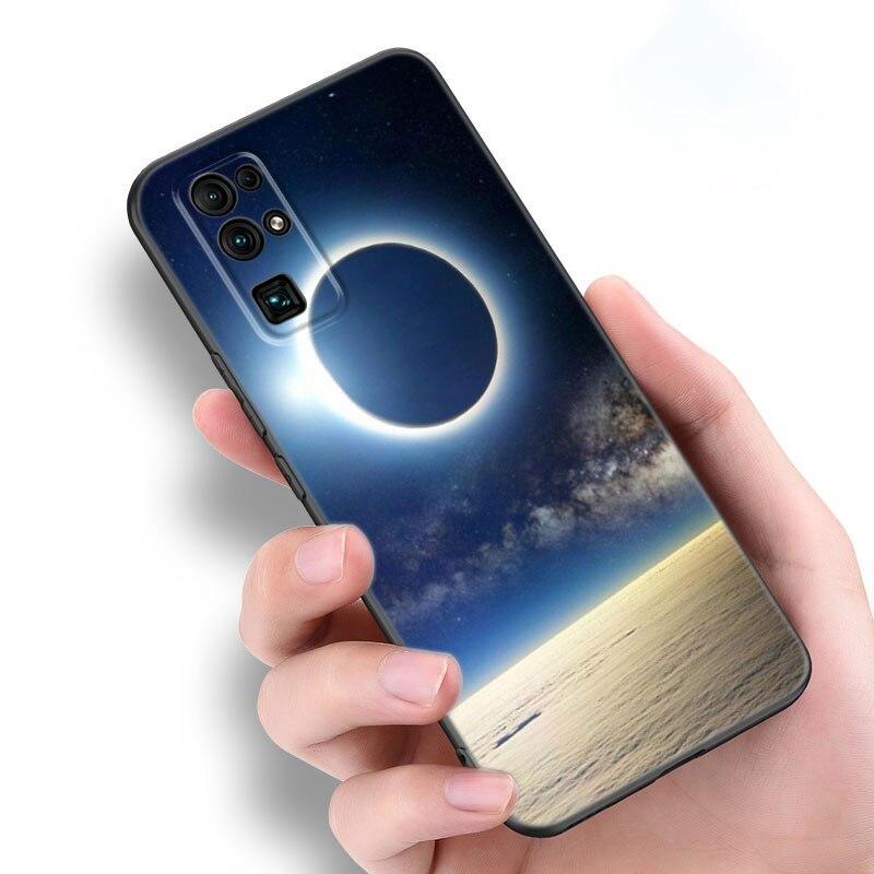 Чехол для телефона Moon Stars Space Astronaut для Huawei Honor 60 50 SE 30S Mate 30 20 10 Lite 40 Nova 9 8 Pro Y60 8i 7i 7SE 5T Premium