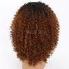 Missqueen Long Red Black Afro Wig Kinky Curly Wig для женщин синтетические парики