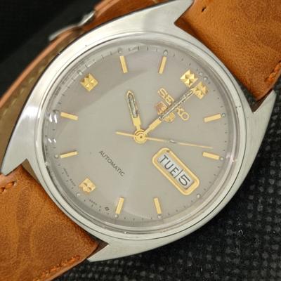 Б/У винтажные часы SEIKO 5 AUTOMATIC 6309A из Японии мужские оригинальные часы с циферблатом a413523-2