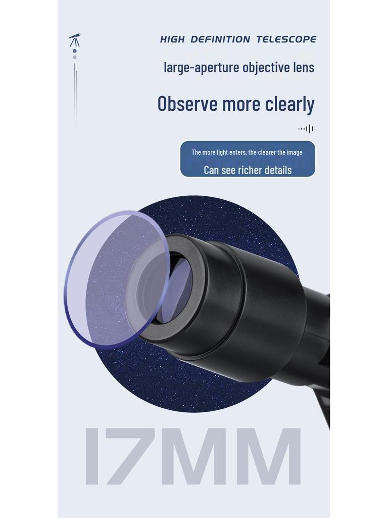 Цифровой монокулярный телескоп высокого разрешения с Wi-Fi - Высокое увеличение и ручной