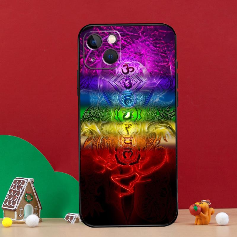 Чехол для телефона с мандалой, чакрами, йогой для iPhone 16e 11 12 13 14 15 16 Pro Max Mini XS X XR 15 16 Plus Защитный корпус