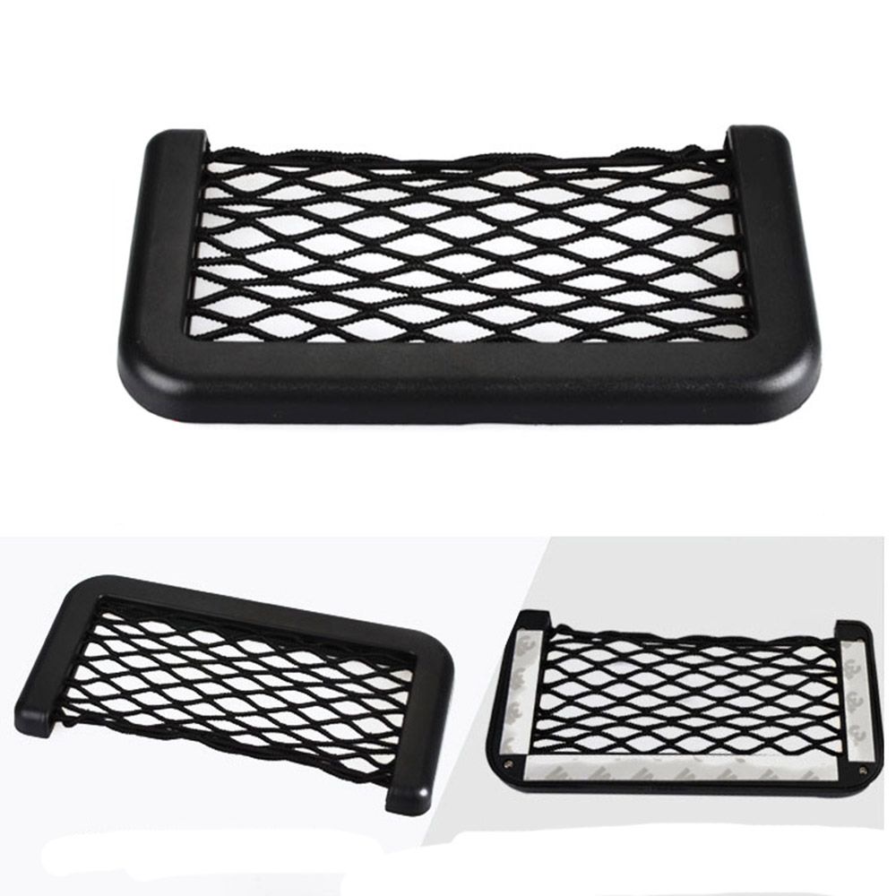 Auto Paste Holder Box Automotive Pocket Car Organizer Car Storage Net Stowing Tidying Storage Bag