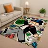 3D Rich Game Monopoly Money Dollar Cartoon Living Room Non-Slip Area Rug Soft Carpet for Bedroom Sofa ,Easy Clean Home Doormat