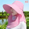 Summer Quick Drying Uv Protection Fisherman Cap Face Neck Cover Outdoor Fishing Cycling Removable Visor Hat Women Bucket Hat