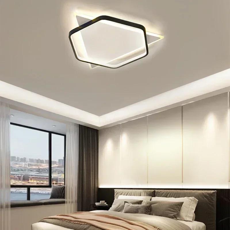 Современный светодиодный потолочный светильник для спальни, гостиной, столовой, прохода, кабинета, прихожей, светильник для внутреннего домашнего декора, люстра с люстрой