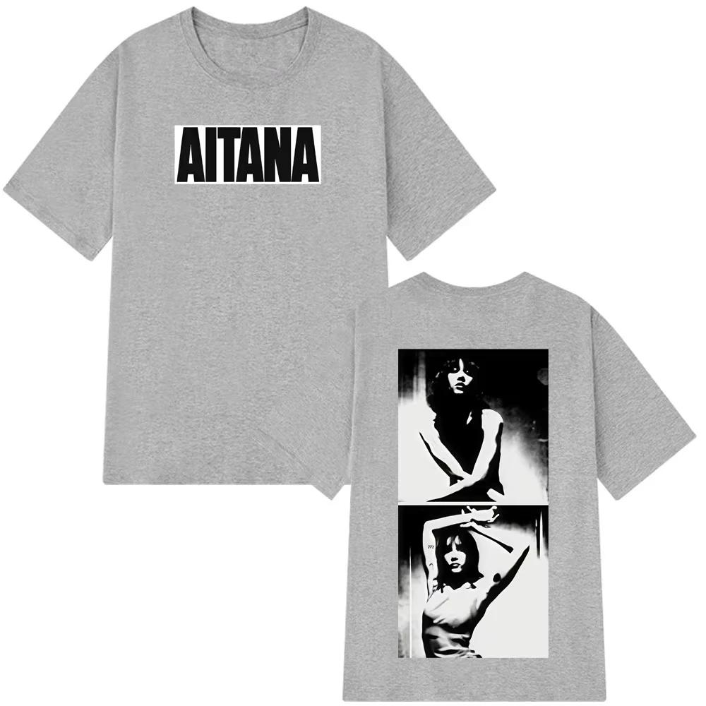 2026 Hot Sale Singer Aitanas Print TShirts Unisex Women Short Sleeve Vintage T Shirt Summer Cotton Fashion Hiphop Loose Tshirts