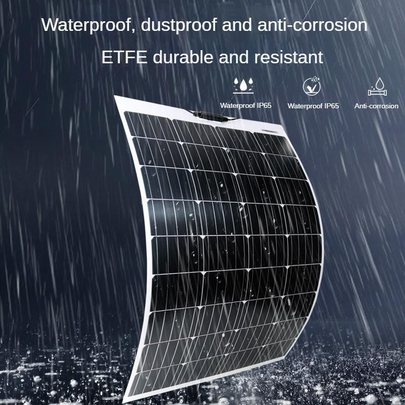 Новая гибкая солнечная панель 18 В бытовой фотоэлектрический модуль монокристаллическая солнечная панель система генерации электроэнергии