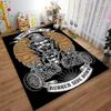 Eagle & Motorcycle Engine Art suitable as a non-slip mat for the living room or bedroom sofa