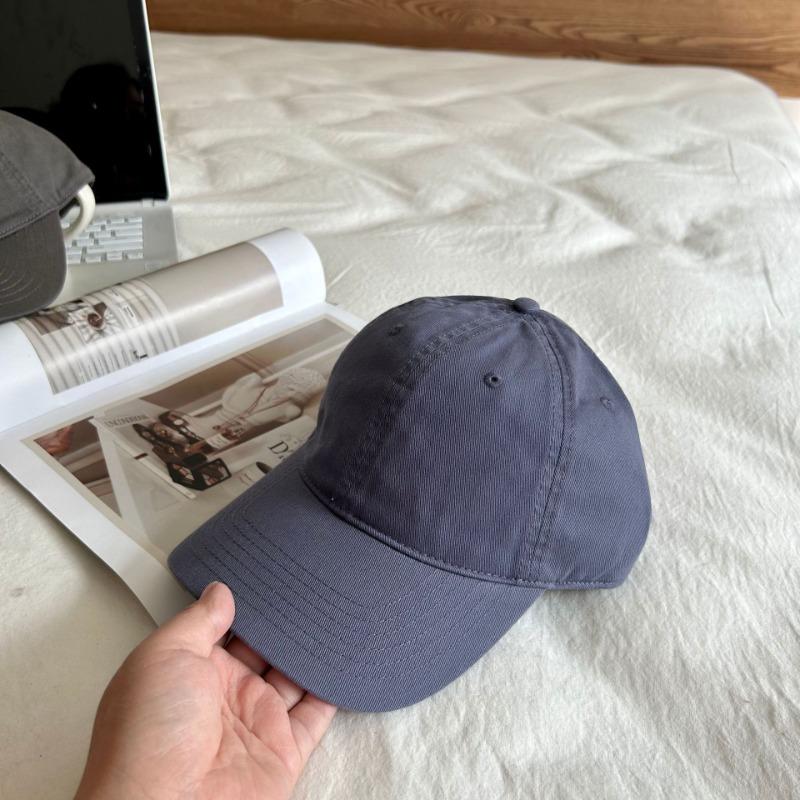Hat Female Simple Solid Color Casual Versatile Soft Top Baseball Cap Couple Baseball Cap Male Face Small Cap