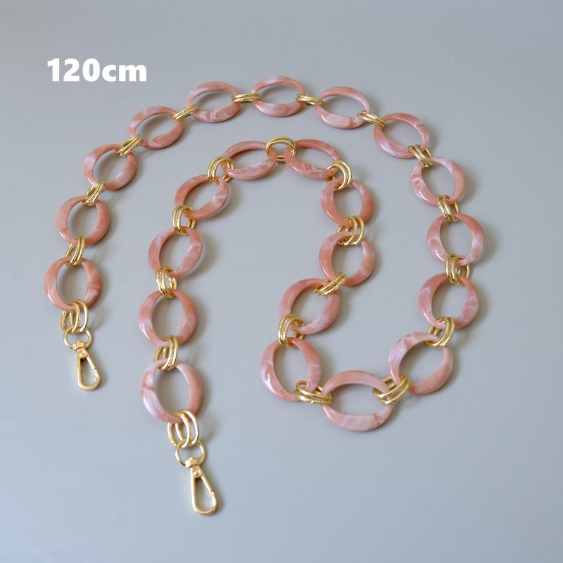 Новая модная женская сумка, аксессуары, цепочки, съемная замена, белый, красный ремешок для сумки, женский золотой чехол на плечо из смолы, цепочка для телефона