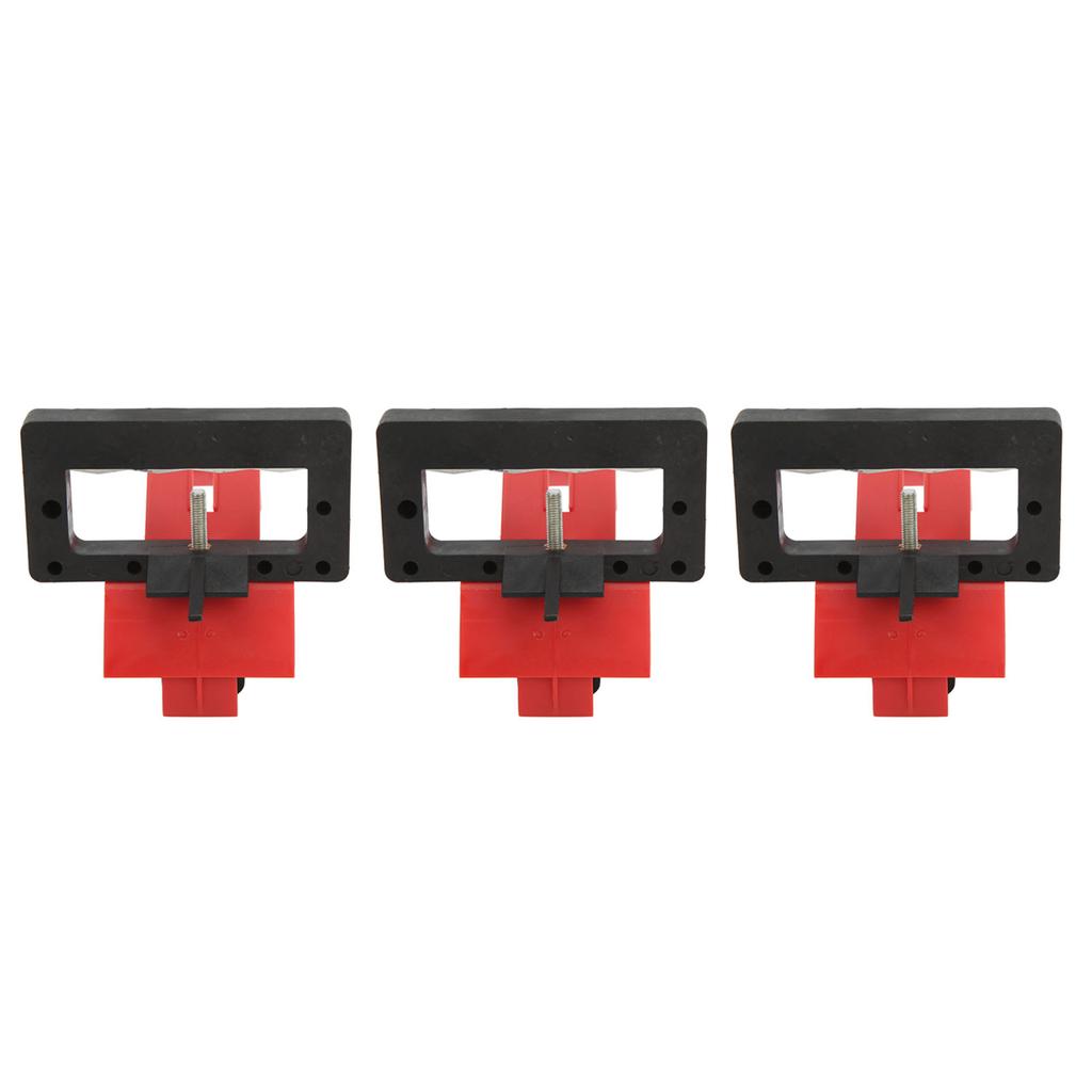 3PCS Clamp On Circuit Breaker Lockout Device Power Switch Lock Engineering Plastic for Less 70mm