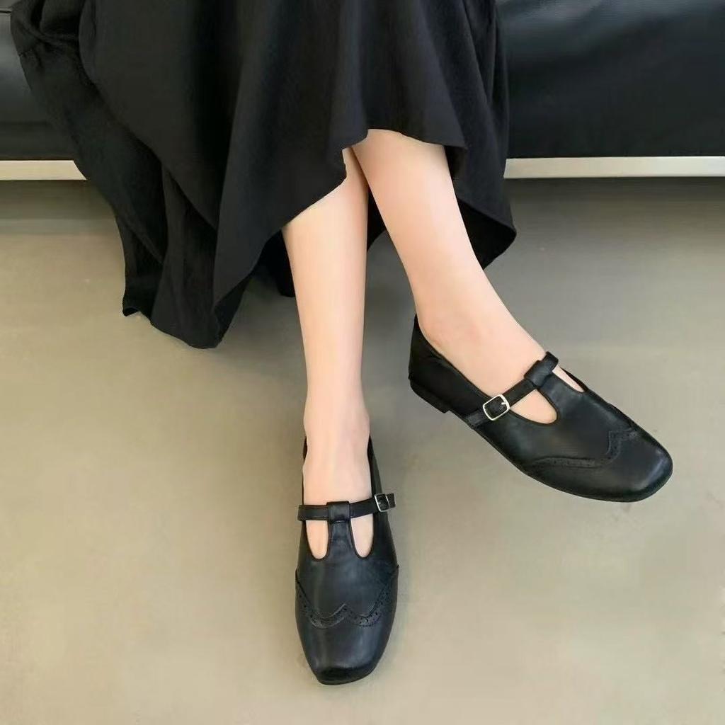 Новый Стиль Мода Женские Плоские Лоферы Повседневные Кроссовки Неглубокие Туфли Мэри Джейн Сандалии Для Ходьбы Кожаные Zapatos De Mujer