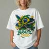 2026 Summer New Brazil Jesus Soccer Jersey Outdoor Soccer Training Breathable Jersey Unisex S Quick Dry T Shirt For Sports Running