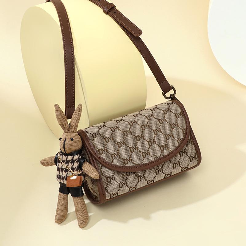 Новая сумка через плечо Высококачественная и модная женская сумка Модная и универсальная легкая роскошная маленькая сумка Сумка через плечо