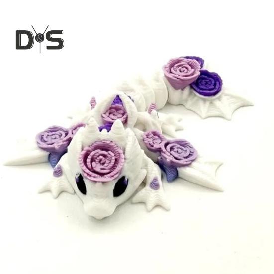 6 шт. Яйцо дракона, 3D-печатное градиентное яйцо с животным внутри, шарнирная игрушка-дракон для домашнего декора, детский подарок на день рождения, Пасху