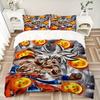 3Pcs Dragon Ball Z Battle Bedding Set Quilt Cover Pillowcase Home Christmas Xmas Halloween Gift 1 Duvet Cover 2 Pillowcase M92435