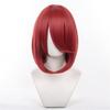 Eileen Cosplay Medium Dark Red Wig Fluffy Hair Wig 40cm Versatile Cosplay Wig Unisex Heat Resistant Event Wig Net Included