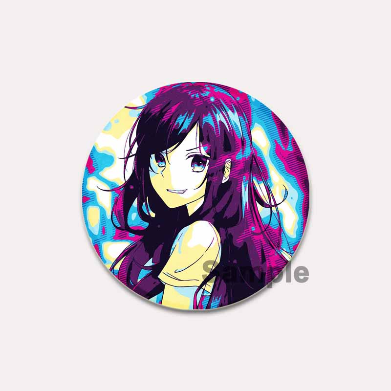 32/44/58 мм Love Anime Horimiya Значки на рюкзаке Аксессуары Miyamura Izumi Hori Kyouko Мультфильм Броши для одежды Сумка Декор Подарки Булавки