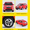 1:Масштаб 64 Модели автомобилей Forester Литые из сплава Игрушки День рождения Продвинутое украшение Подвеска на четыре колеса Резиновые шины Транспортные средства Подарки