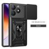 Чехол для Realme C61 Чехол для Realme C63 Чехлы для Realme C63 4G Магнитное кольцо-держатель Бронированный чехол для телефона Защита камеры сдвижной Задняя крышка