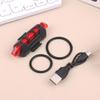 Водонепроницаемый задний фонарь для велосипеда с USB-зарядкой, наружный ночной фонарь для велоспорта, сигнальный фонарь для ночной езды, аксессуары для горных и шоссейных велосипедов