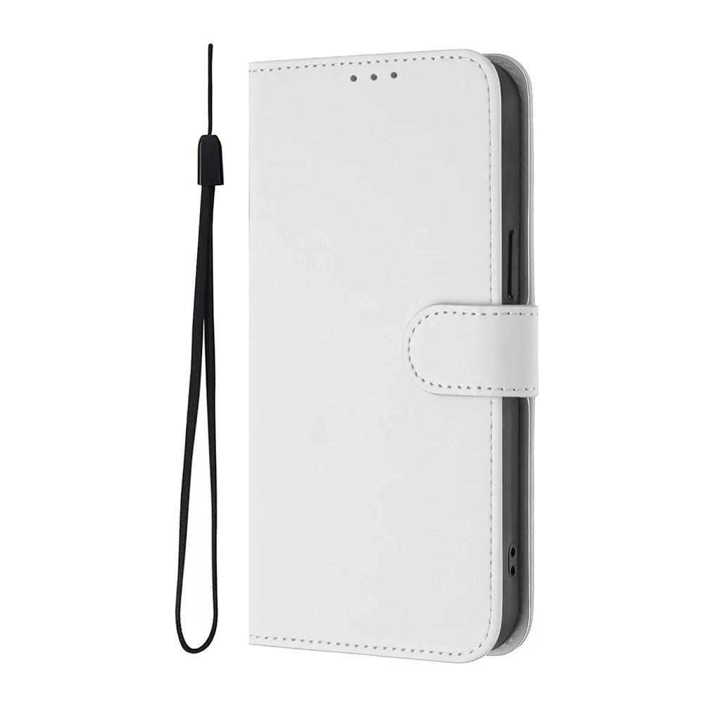 Однотонный чехол-кошелек для Samsung Galaxy M62 M55 M54 M53 M52 M35 M34 M33 M32 M23 M15 M14 M13 F62 Держатель для карт Ремешок Чехол для телефона
