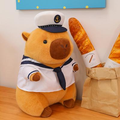 Новая кукла Капибара цвета морской волны, детская креативная плюшевая игрушка, милая кукла капибара, подушка для бросания