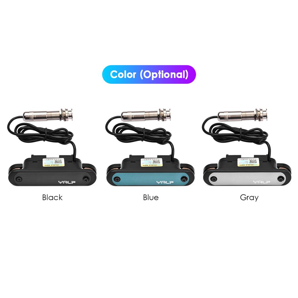 YALP ​​Y1 Звукосниматель для гитары Беспроводная система звукоснимателей для акустической гитары Электрический предусилитель для бас-гитары