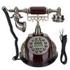 CTN8028 Retro Style Push Rotary Dial Desk Telephone Single Line Corded Phone Home Office
