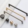 Zinc Zinc Zinc Alloy Gold Modern Durable Simple Cabinet Handle Door Pull Drawer Knob Furniture Hardware