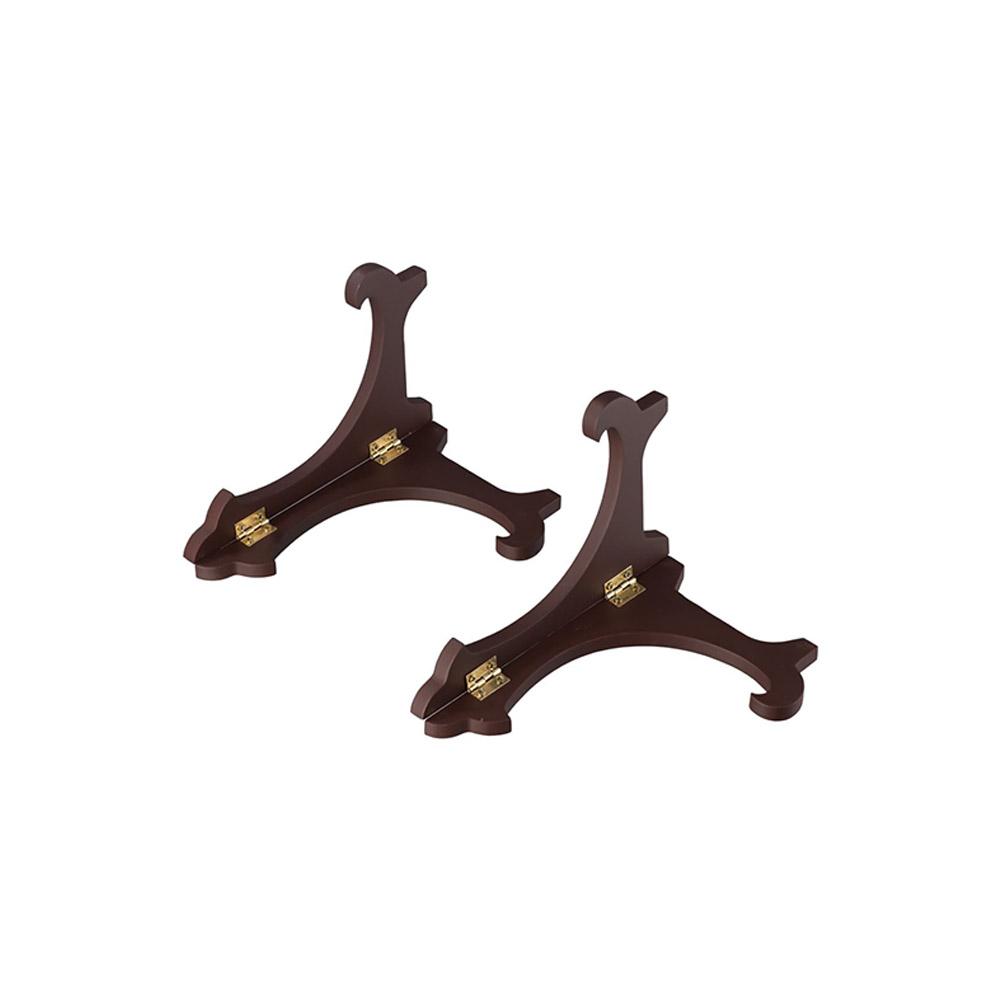 Высококачественный деревянный регулируемый кронштейн для хранения, декоративный складной мольберт, стойка для хранения, подставка для тарелок