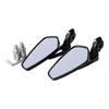 Sporacingrts Motorcycle Mirror, Bar End Mirror, Rearview Mirror, Blue Lens, Reducing Glare, Pentagon, Adjustable,