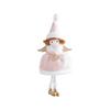 Wings Girl Angel Dolls Pendants Shiny Sweet Christmas Decoration Plush Christmas Tree Ornaments Thanksgiving Decoration