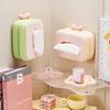 Цветная коробка для салфеток, органайзер, настольная коробка для салфеток, держатель для салфеток, переносная настенная коробка для салфеток с крышкой для девочек, держатель для гостиной