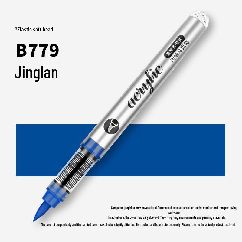 60-Color Soft Tip Acrylic Markers, Opaque & Layerable for Art Students, Watercolor Pens