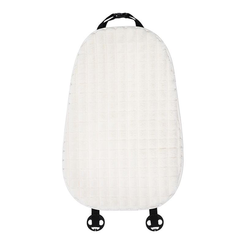 Высококачественная плюшевая клетчатая подушка для автомобильного сиденья — теплая и удобная для осени/зимы