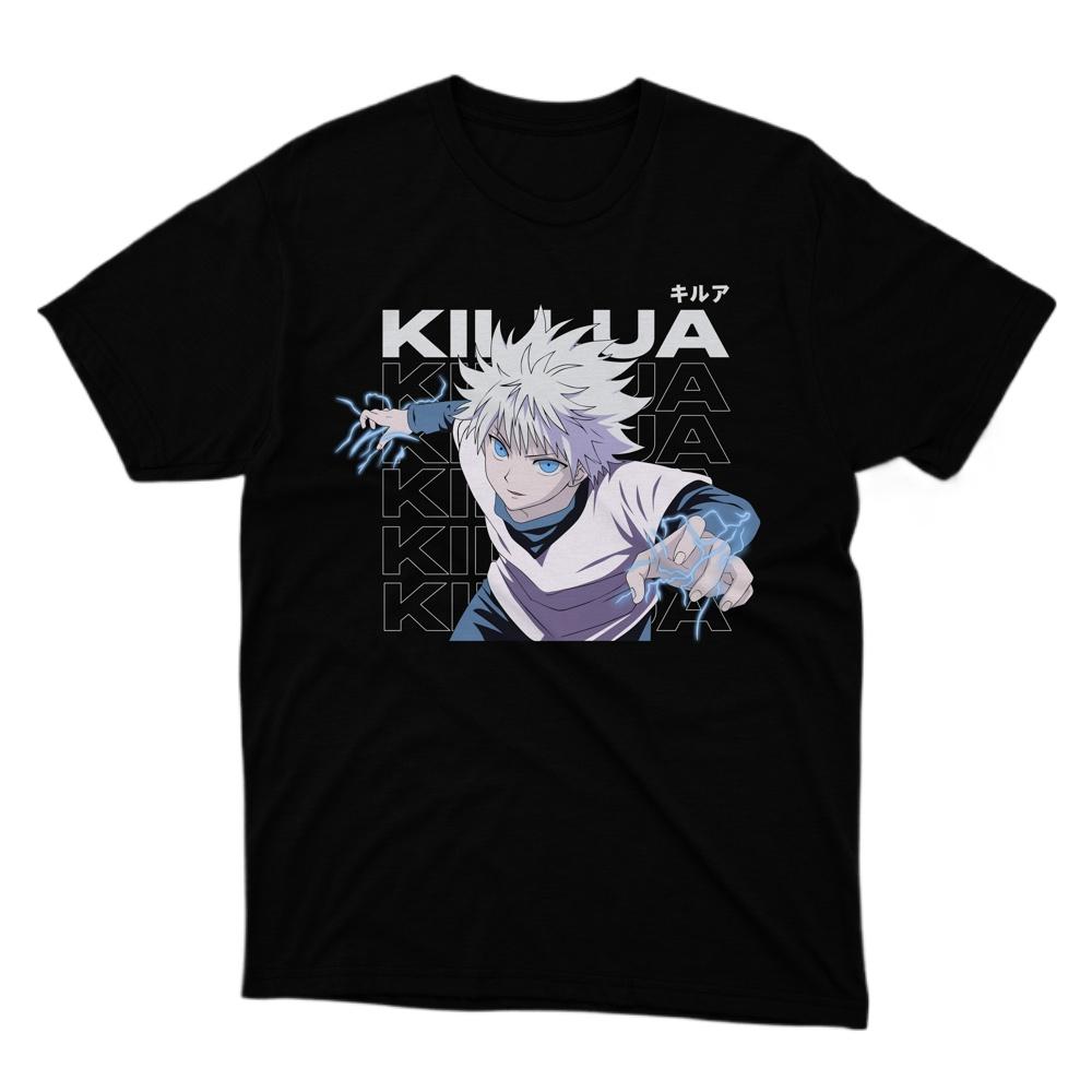 Аниме Hunter X Hunter Киллуа Зольдик Печатная Футболка Унисекс и Женская Футболка Унисекс Топ Спортивная Футболка 2026 Лето Новое