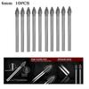 10PCS Drill Bit 6mm Power Tool Accessories Tungsten Carbide