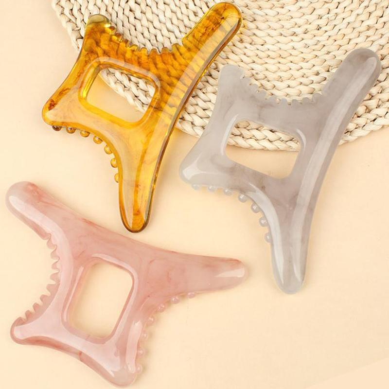 Топор в форме доски Гуаша смола пчелиный воск массажер скребок китайский инструмент Гуаша для лица шеи спины тела акупунктурное давление