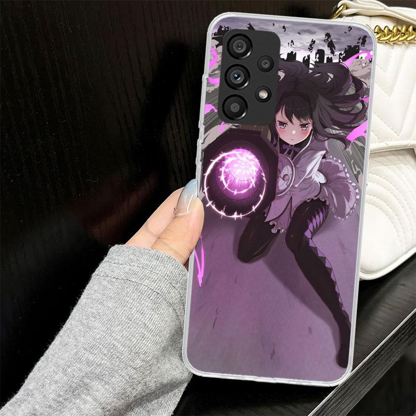 Чехол Madoka Magica Homura для Samsung Galaxy A52 A42 A32 A22 A12 A51 A50 A02S Чехол для телефона A41 A31 A21S A40 A30S A20E A10S A71