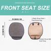 SEAMETAL Flax Car Seat Cover Protector Linen Front Seat Cushion Comfortable Breathable