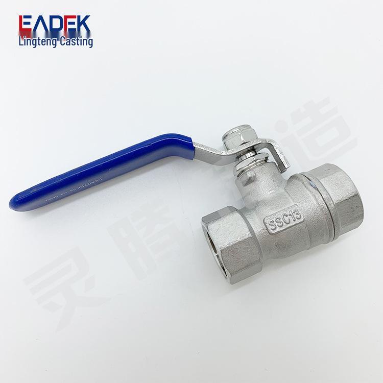 LT-52J Stainless Steel 304 Two-Piece Reduced Bore Ball Valve 2PC Manual Internal Thread High Pressure