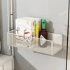 Magnetic Storage Rack Organizer Shelf Large Capacity Rustproof Easy Installation Refrigerator Magnetic Storage Bin Box Container