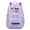 Kuromi School Backpack Girls Teens Lightweight Large Capacity 13-inch Laptop Compatible Nylon Daypack