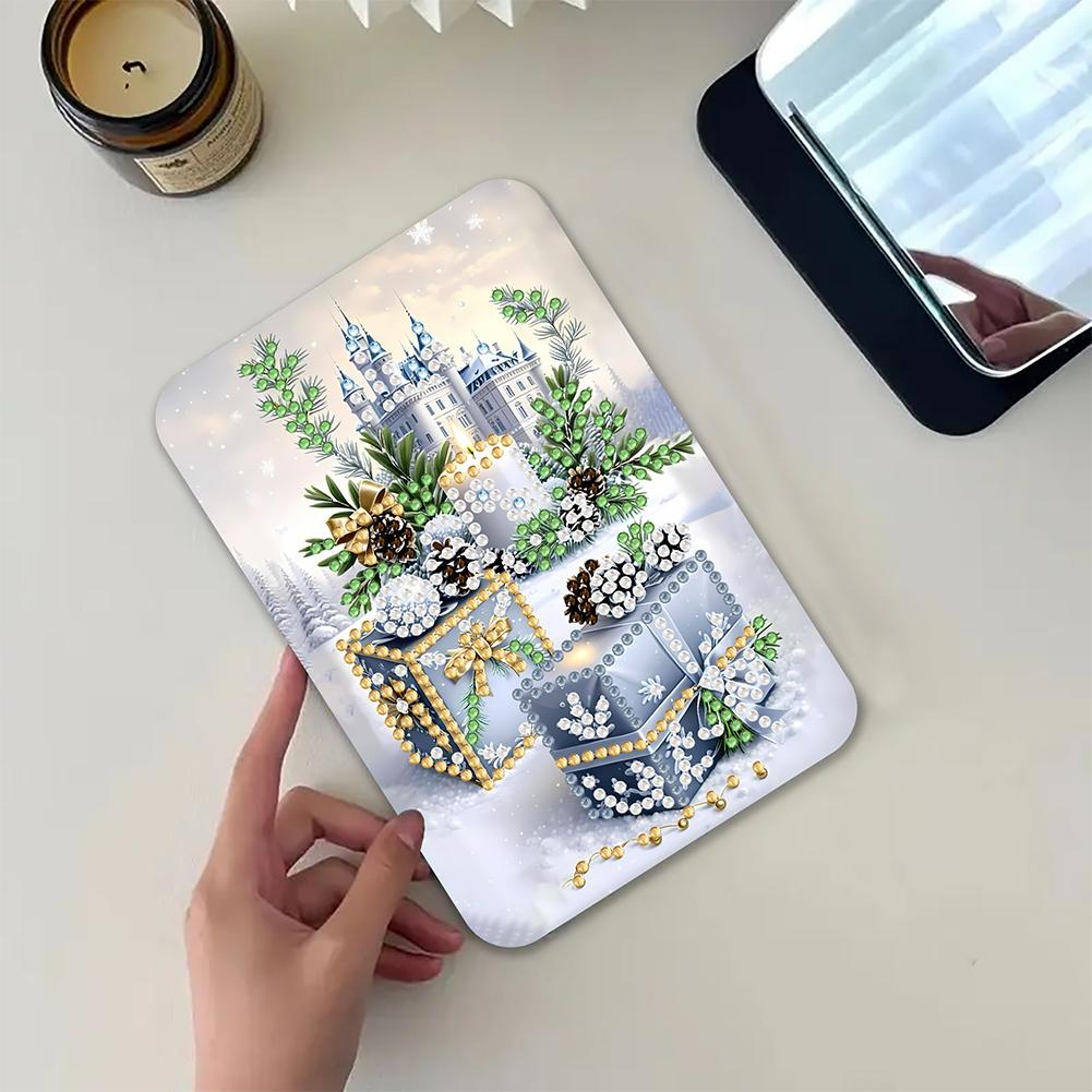 Алмазная мозаика своими руками, блестящее зеркало с кристаллами, стразы специальной формы, косметическое зеркало, настольное зеркало для путешествий на открытом воздухе, походов, пикника