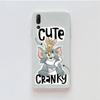 Transparent Case for Samsung A04 A14 A23 M33 M53 Realme 10 9 C35 C55 VIVO X80 Infinix Hot 30 Note 11 Tecno Spark 8P Pro C-43 Cute Tom Jerry Cat Mouse