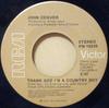 7-дюймовая пластинка JOHN DENVER  Thank God Im A Country Boy PB10239 RCA Victor Canada КантриФолк Б/у